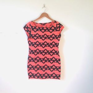 NEW Forever21 Geoprint Bodycon Dress
